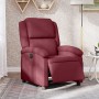 Sillón reclinable eléctrico tela rojo tinto de , Sillones - Ref: Foro24-3204143, Precio: 248,44 €, Descuento: %