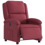 Sillón reclinable eléctrico tela rojo tinto de , Sillones - Ref: Foro24-3204143, Precio: 248,44 €, Descuento: %