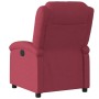 Sillón reclinable eléctrico tela rojo tinto de , Sillones - Ref: Foro24-3204143, Precio: 248,44 €, Descuento: %