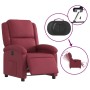 Sillón reclinable eléctrico tela rojo tinto de , Sillones - Ref: Foro24-3204143, Precio: 248,44 €, Descuento: %