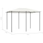 Cremefarbener Pavillon 3x4x2,6 m 160 g/m² von vidaXL, Zelte und Pavillons - Ref: Foro24-313614, Preis: 136,99 €, Rabatt: %