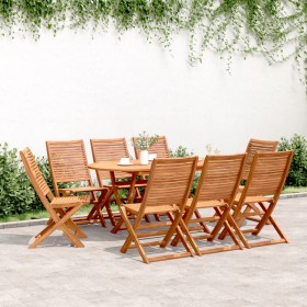 Reclining garden chairs 8 units solid acacia wood 51x66x95cm by , Garden chairs - Ref: Foro24-3214473, Price: 414,86 €, Disco...