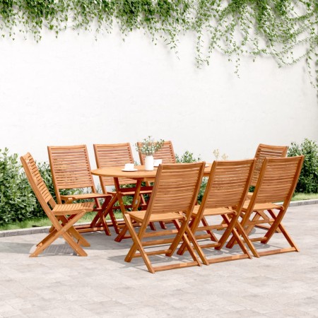 Reclining garden chairs 8 units solid acacia wood 51x66x95cm by , Garden chairs - Ref: Foro24-3214473, Price: 414,43 €, Disco...