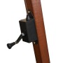 Hanging umbrella with burgundy red fir wood pole 3.5x2.9 m by vidaXL, Umbrellas - Ref: Foro24-313770, Price: 159,45 €, Discou...