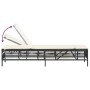 Sun loungers with cushions 2 units synthetic black rattan by , Loungers - Ref: Foro24-3261596, Price: 268,61 €, Discount: %