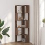 Corner shelf 5 levels brown oak wood 50x50x179cm by , Bookcases and shelves - Ref: Foro24-852588, Price: 83,01 €, Discount: %