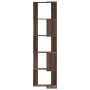 Corner shelf 5 levels brown oak wood 50x50x179cm by , Bookcases and shelves - Ref: Foro24-852588, Price: 83,01 €, Discount: %