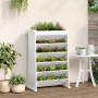 Planter herbs 6 levels solid white wood 69x40x101.5 cm by , Pots and planters - Ref: Foro24-855054, Price: 86,99 €, Discount: %