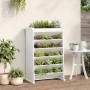 Planter herbs 6 levels solid white wood 69x40x101.5 cm by , Pots and planters - Ref: Foro24-855049, Price: 104,01 €, Discount: %