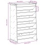 Planter herbs 6 levels solid white wood 69x40x101.5 cm by , Pots and planters - Ref: Foro24-855049, Price: 104,01 €, Discount: %