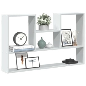 Engineered wood white wall shelf 99x15x60 cm by , Shelves and shelves - Ref: Foro24-853236, Price: 36,60 €, Discount: %