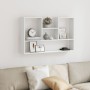 Engineered wood white wall shelf 99x15x60 cm by , Shelves and shelves - Ref: Foro24-853236, Price: 45,54 €, Discount: %