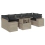 Set de sofás de jardín 8 pzas y cojines ratán sintético gris de , Conjuntos de jardín - Ref: Foro24-3269042, Precio: 649,49 €...