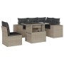 Set de sofás de jardín 6 pzas y cojines ratán sintético gris de , Conjuntos de jardín - Ref: Foro24-3269172, Precio: 511,87 €...