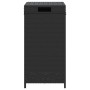 Black synthetic rattan trash can 40x40x80 cm by , Garbage cans and trash cans - Ref: Foro24-366632, Price: 79,56 €, Discount: %