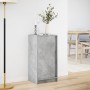 Sideboard with LED in gray concrete engineered wood 42.5x34x85 cm by , Sideboards - Ref: Foro24-852141, Price: 64,54 €, Disco...