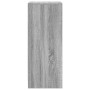 Aparador con LED madera de ingeniería gris Sonoma 42,5x34x85 cm de , Aparadores - Ref: Foro24-852143, Precio: 66,32 €, Descue...