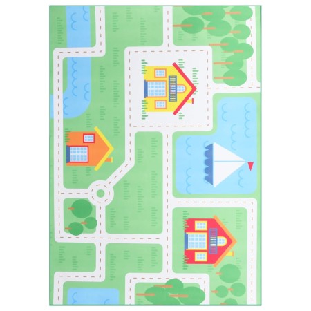 Multicolor fabric printed carpet 80x150 cm by vidaXL, Rugs - Ref: Foro24-325392, Price: 15,19 €, Discount: %