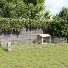 Enclosure for corralling animals, 24 panels of galvanized iron measuring 54x60 cm. by , Cages and habitats for small animals ...