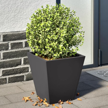 Pflanzkübel 2 Stück Schwarz Stahl 30x30x30 cm von , Töpfe und Pflanzgefäße - Ref: Foro24-851039, Preis: 51,00 €, Rabatt: %