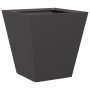 2 black steel planters 30x30x30 cm by , Pots and planters - Ref: Foro24-851039, Price: 51,99 €, Discount: %