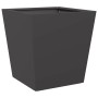 2 black steel planters 40x40x40 cm by , Pots and planters - Ref: Foro24-851053, Price: 83,47 €, Discount: %