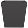 2 black steel planters 40x40x40 cm by , Pots and planters - Ref: Foro24-851053, Price: 83,47 €, Discount: %