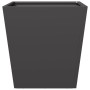 2 black steel planters 40x40x40 cm by , Pots and planters - Ref: Foro24-851053, Price: 83,47 €, Discount: %