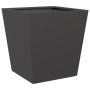 2 black steel planters 40x40x40 cm by , Pots and planters - Ref: Foro24-851053, Price: 83,47 €, Discount: %