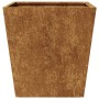 Rusted steel planter 40x40x40 cm by , Pots and planters - Ref: Foro24-851064, Price: 52,90 €, Discount: %