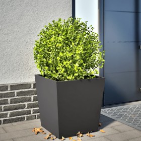 Black steel planter 50x50x50 cm by , Pots and planters - Ref: Foro24-851066, Price: 61,21 €, Discount: %