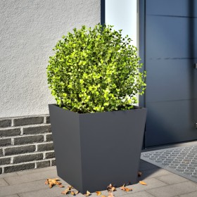 Anthracite grey steel planter 50x50x50 cm by , Pots and planters - Ref: Foro24-851070, Price: 63,99 €, Discount: %