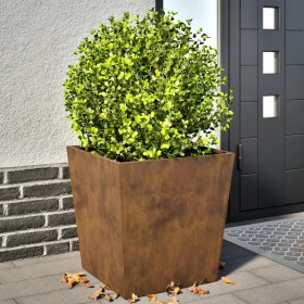 2 rusted steel planters 50x50x50 cm by , Pots and planters - Ref: Foro24-851079, Price: 87,10 €, Discount: %