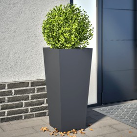 Hexagonal planters 2 units anthracite steel 35x35x75 cm by , Pots and planters - Ref: Foro24-851085, Price: 97,41 €, Discount: %