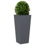 Hexagonal planters 2 units anthracite steel 35x35x75 cm by , Pots and planters - Ref: Foro24-851085, Price: 118,42 €, Discoun...