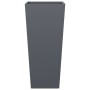 Hexagonal planters 2 units anthracite steel 35x35x75 cm by , Pots and planters - Ref: Foro24-851085, Price: 118,42 €, Discoun...