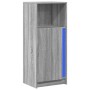 Aparador con LED madera de ingeniería gris Sonoma 42,5x34x100cm de , Aparadores - Ref: Foro24-852157, Precio: 71,67 €, Descue...