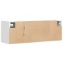 Mueble de TV de pared con luces LED blanco 100x31x35 cm de , Muebles TV - Ref: Foro24-852264, Precio: 66,94 €, Descuento: %