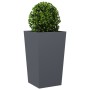 Hexagonal anthracite steel planter 45x45x75 cm by , Pots and planters - Ref: Foro24-851098, Price: 90,75 €, Discount: %