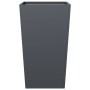 Hexagonal anthracite steel planter 45x45x75 cm by , Pots and planters - Ref: Foro24-851098, Price: 90,75 €, Discount: %