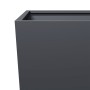 Hexagonal anthracite steel planter 45x45x75 cm by , Pots and planters - Ref: Foro24-851098, Price: 90,75 €, Discount: %