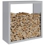 Galvanized steel firewood rack 100x40x100 cm by , Firewood bags and holders - Ref: Foro24-850973, Price: 116,11 €, Discount: %