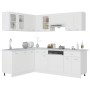 Kitchen furniture set, 11 pieces, engineered wood, white by , Kitchen cabinets - Ref: Foro24-3067663, Price: 705,62 €, Discou...