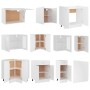 Kitchen furniture set, 11 pieces, engineered wood, white by , Kitchen cabinets - Ref: Foro24-3067663, Price: 705,62 €, Discou...