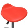 Silla de oficina de cuero sintético rojo de , Sillas de oficina - Ref: Foro24-3088557, Precio: 51,85 €, Descuento: %