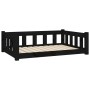 Cama para perros madera maciza de pino negro 95,5x65,5x28 cm de , Camas para perros - Ref: Foro24-820201, Precio: 87,93 €, De...