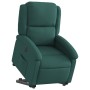 Sillón eléctrico reclinable elevable de tela verde oscuro de , Sillones - Ref: Foro24-3204194, Precio: 308,50 €, Descuento: %