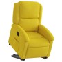 Electric reclining and lifting armchair in yellow velvet by , Armchairs - Ref: Foro24-3204329, Price: 306,46 €, Discount: %