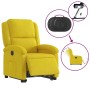 Electric reclining and lifting armchair in yellow velvet by , Armchairs - Ref: Foro24-3204329, Price: 306,46 €, Discount: %