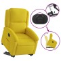 Electric reclining and lifting armchair in yellow velvet by , Armchairs - Ref: Foro24-3204329, Price: 306,46 €, Discount: %